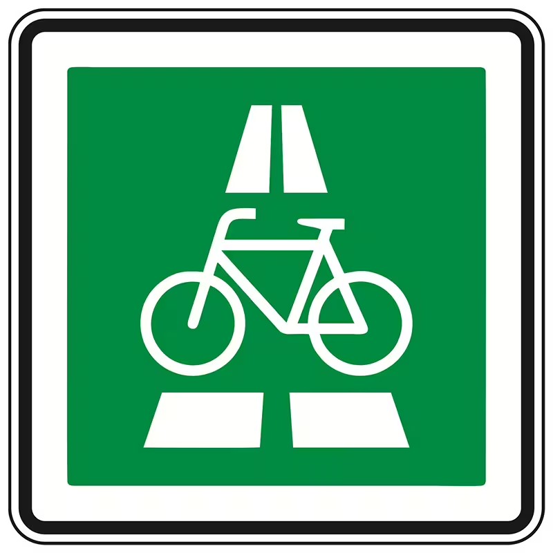 Verkehrszeichen 350.1 - Radschnellweg